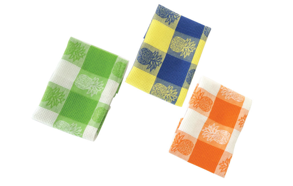 Rans Pineapple Cotton Kitchen Tea Towels Set of 6 | Buy Now