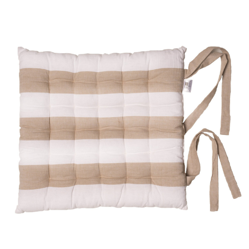 RANS Alfresco Chair Pads Stripe - 100% Cotton