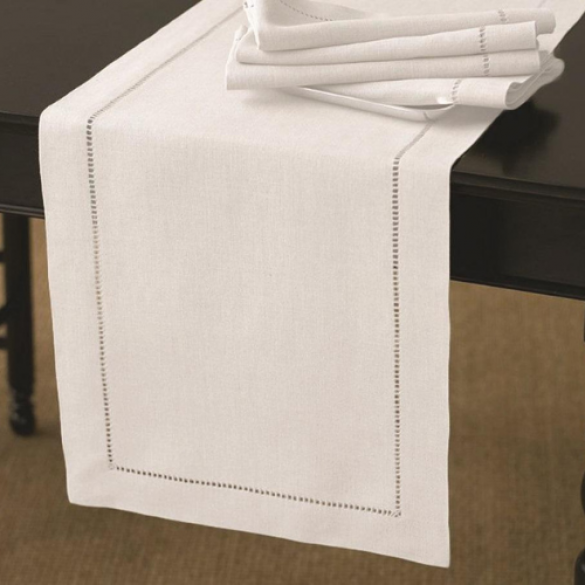 RANS Elegant Hemstitch Table Runners 