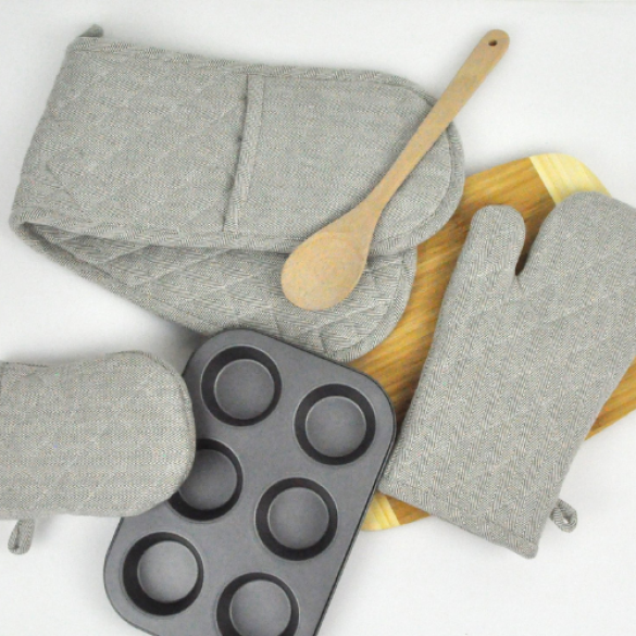 RANS Herringbone Double Mitts – 100% Cotton